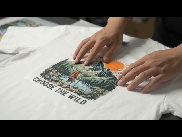 DTF T-Shirt Printing Process | Custom Apparel Printing & T-Shirt Design