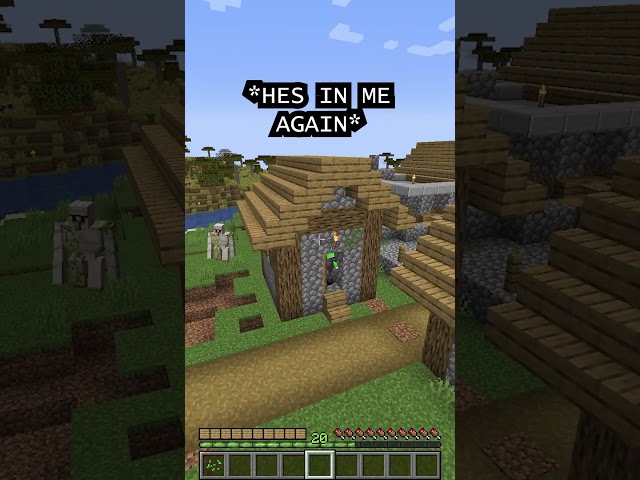 Hiding as VILLAGER HOUSE Structure!