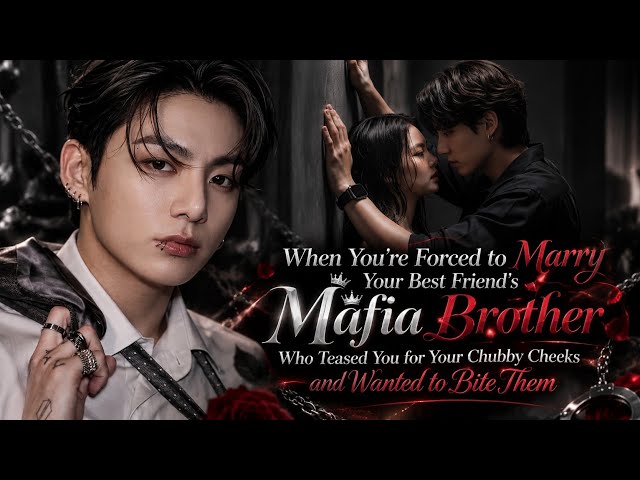 Jk ff | When you're forced to marry your best friend's Mafia brother who bite your chubby cheeks 