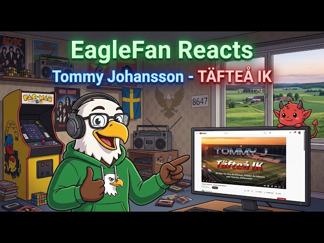 PURE ARENA ROCK PERFECTION! Tommy Johansson - TÄFTEÅ IK ROCK ANTHEM | The EagleFan Reaction