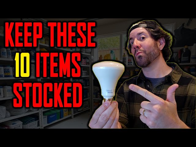 Things You Should Never Have to Rush Out and Buy