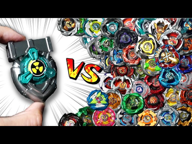 DANGEROUS Beyblade VS 100 BEYBLADES!!