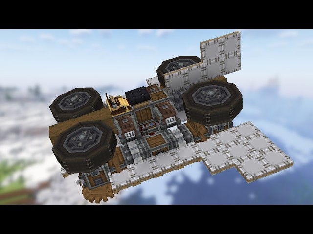 Create Aeronautics Wheel Propulsion Glitch Plane