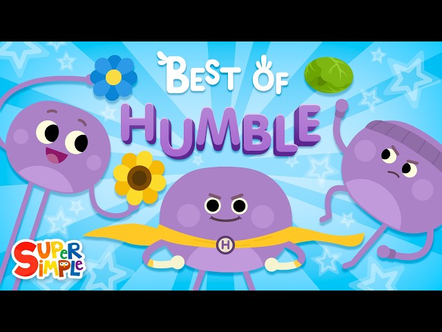 Humble 🟣 | 7 minutes of Humble's best moments! | The Bumble Nums | Little Foodie Cartoons