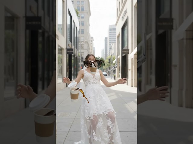 Bridal Time Freeze Video using Google Flow #shorts #omniflash