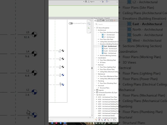 How to Set Levels in  Revit 2027 #revit2027 #bimmodeling #level