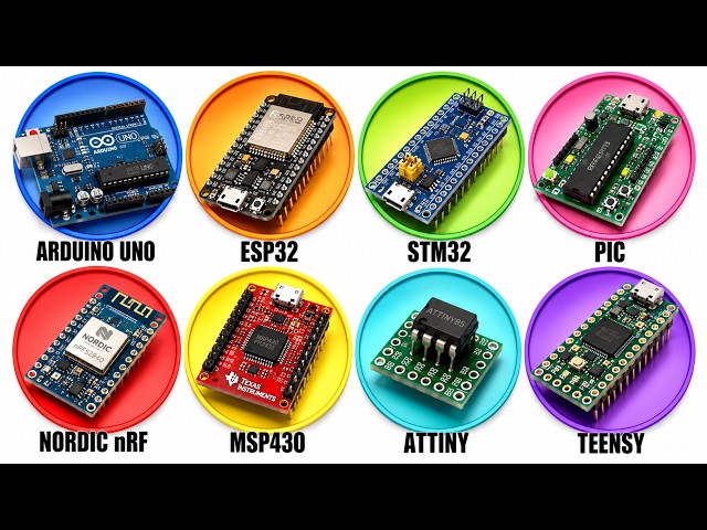 Every Type of Microcontroller Explained As Easily As Possible For Beginners!