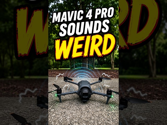 DJI Mavic 4 Pro Sounds WEIRD