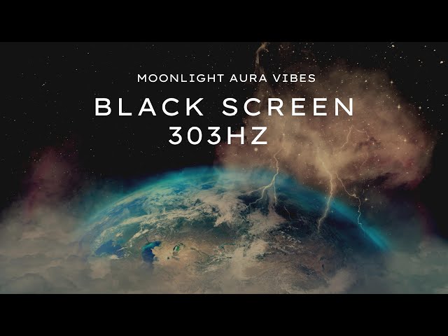 303Hz Soothing White Noise  l  BLACK SCREEN  l  10 Hours of Emotional & Creative Healing