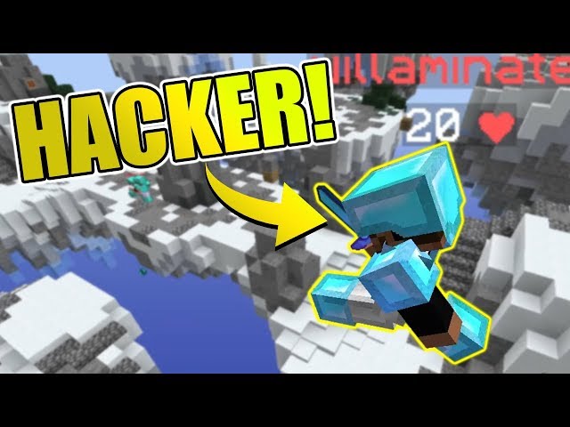 CEL MAI NEBUN HACKER DE PE MINECRAFT SKY WARS!