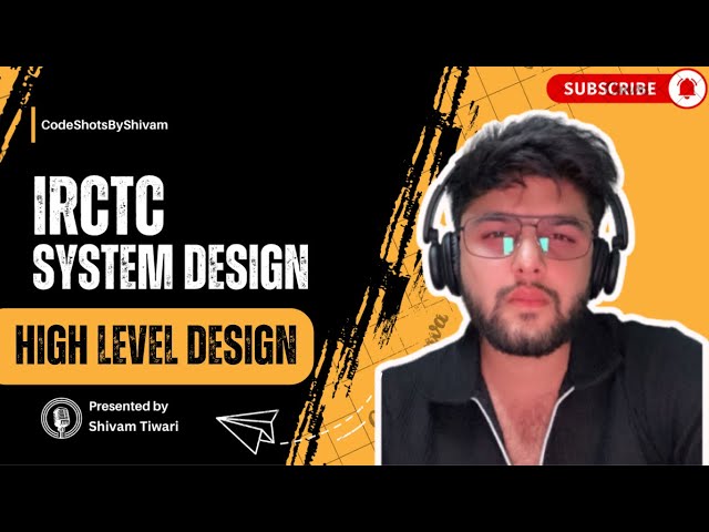 System Design of IRCTC | IRCTC as a Microservice architecture