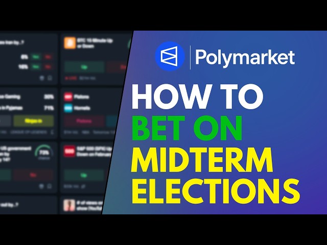 How To Bet on Midterm Elections US (Polymarket Tutorial)