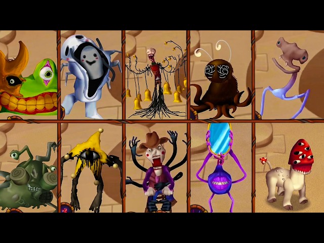 All the Monsters on Strange Island  || My Singing Monster