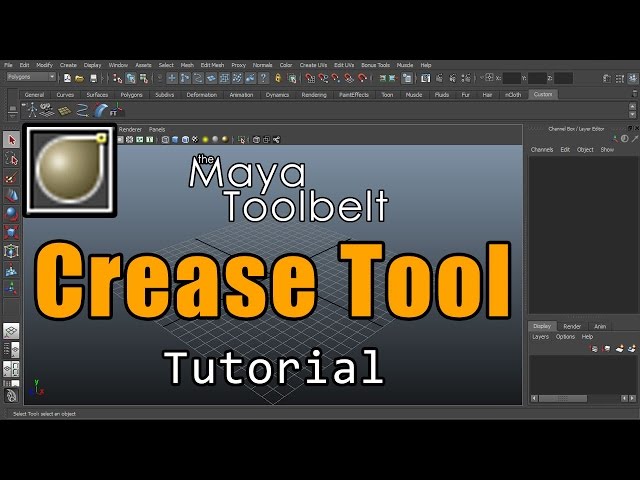The Maya Toolbelt - Crease Tool