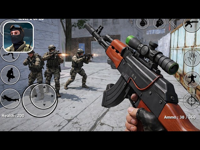 Frontline Blaster Commando Shooter Shooting Missions - Banduk Wala Game _ Android GamePlay