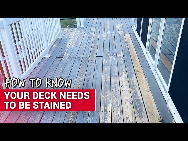 How To Know Your Deck Needs To Be Stained - Ace Hardware