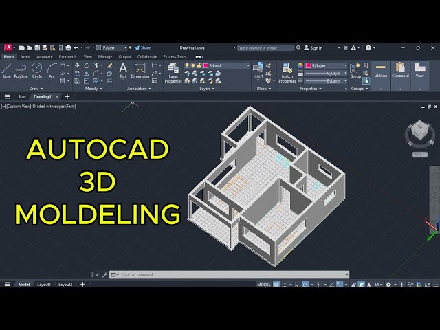 Transform Any 2D Drawing into Stunning 3D Models in AutoCAD