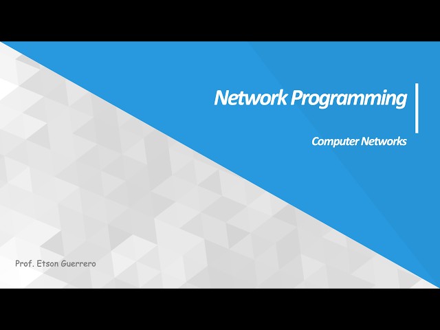 004 Network Programming