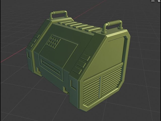 Blender 2.8: Modeling a SciFi Prop 1