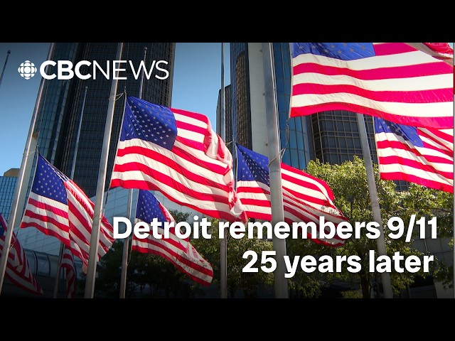 Detroit remembers 9/11 on the 25th anniversary #911