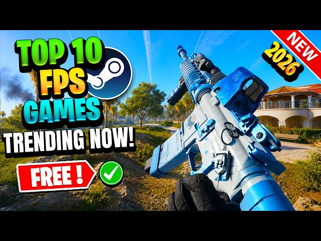 Top 10 FREE FPS Games Trending Right Now! (2026)