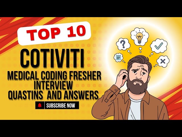 COTIVITI medical coding fresher interview Q & A #freshersjob #mocktest #medicalcoding #job #cotiviti