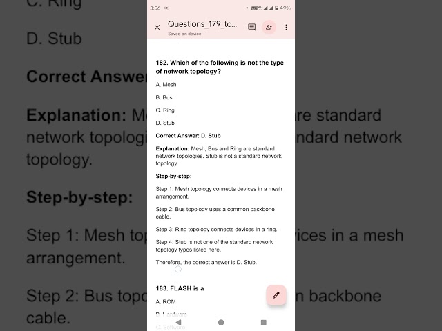 Computer awareness general knowledge awareness questions solved with answers 