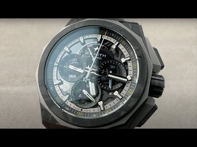 Zenith Defy Extreme Carbon Chronograph (10.9100.9004/22.I200) - Hands On Review & Features