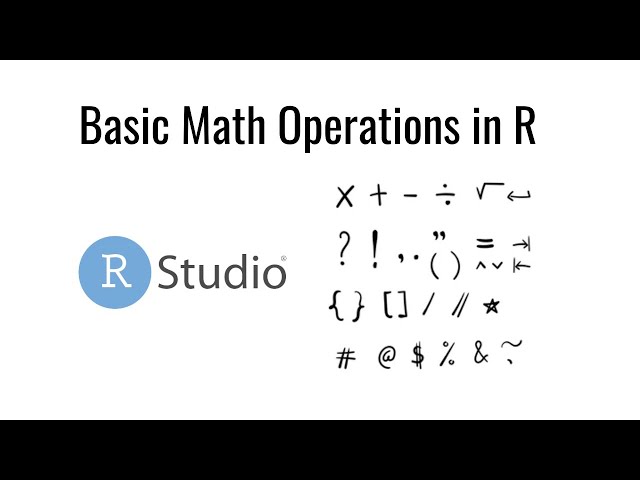 Basic Math Operations in R