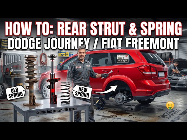 Dodge Journey / Fiat Freemont Rear Suspension Repair: Strut & Spring Replacement Guide