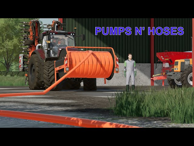 HOW TO PUMP UMBILICAL SLURRY REALISTICALLY - FS22 - PUMPS And HOSES DLC - BUCKLAND FARM