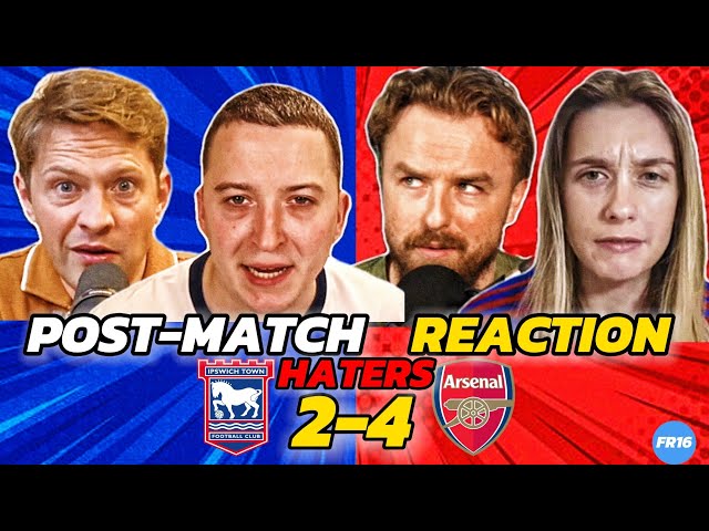 ARSENAL RIVALS & HATERS GUTTED 🤣 POST-MATCH REACTION TO IPSWICH 2-4 ARSENAL