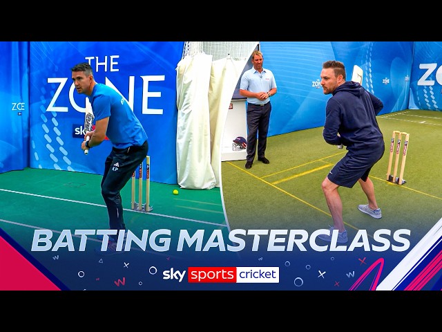 Kevin Pietersen and Brendon McCullum batting masterclass!
