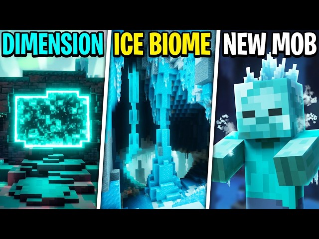NEW VANILLA DIMENSION, Ice Cave Biome, Frozen Zombie & Release Date | Minecraft Live 2026 Recap