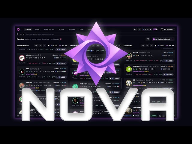 How to Trade on Nova | Solana Trading Terminal