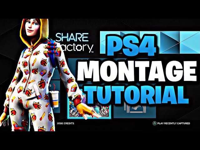 How I Edit Fortnite Montages On PS4 (SHAREfactory Tutorial)