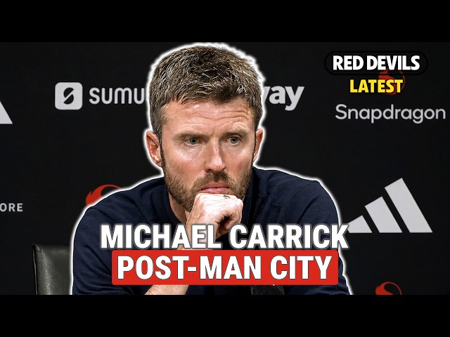 Michael Carrick on VAR controversy and derby defeat | Manchester United 0-1 Manchester City