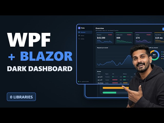 WPF Blazor Hybrid Dashboard: Dark Theme From Scratch (2026)
