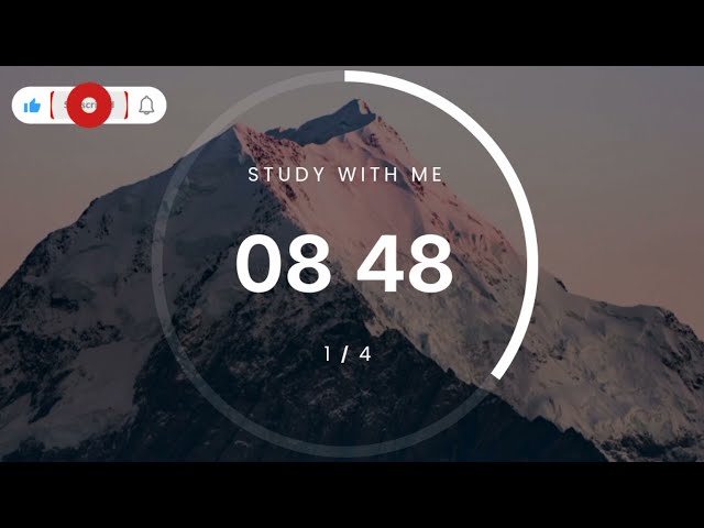 10 Minute Pomodoro Study With Me ⏱️ | 10 Minute Study Timer | Focus & Get Things Done