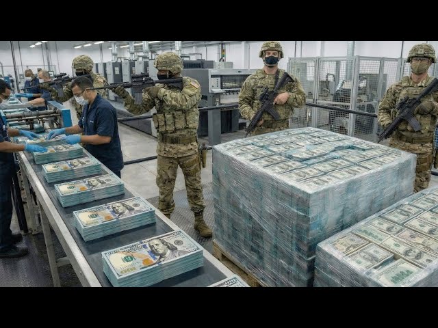 Inside America’s Dollar Production Line: Making the World’s Reserve Currency (Full Process)