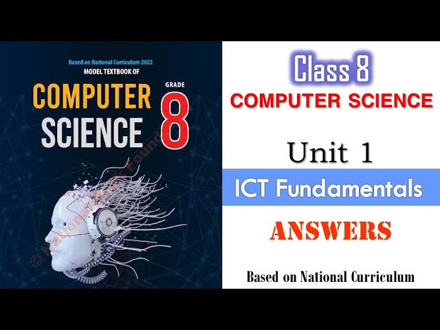 Class 8 Computer Science Chapter 1 Answers | Class 8 Computer Federal Board Annual Examination