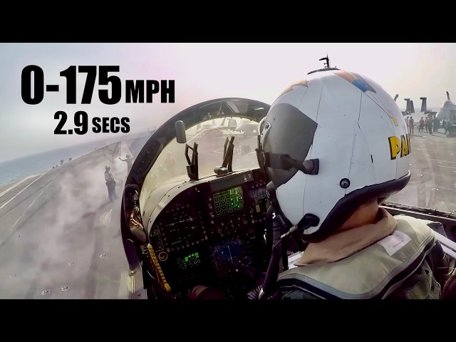 How Fast a Carrier Catapult Launches a Jet