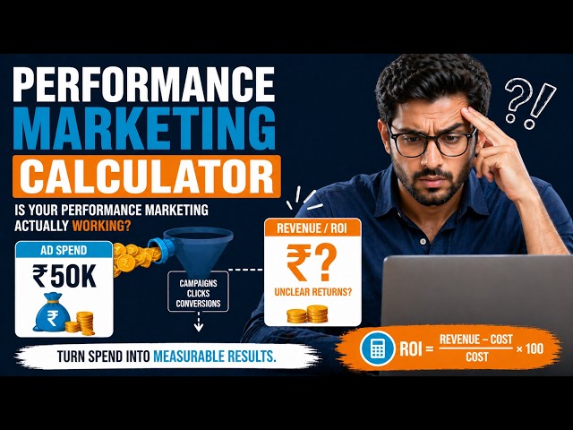 Performance Marketing Calculator | Track ROAS, CPA & Ad Profitability