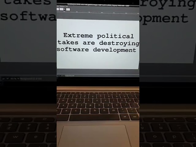 Politics have RUINED software development #shorts