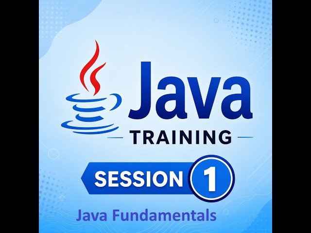 Java Learning Hub - Session 1 on Java Fundamentals
