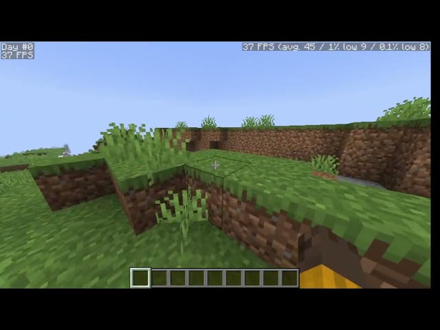 Minecraft Test Recording Performance 768p 30fps | HD 4600 | Low Setting