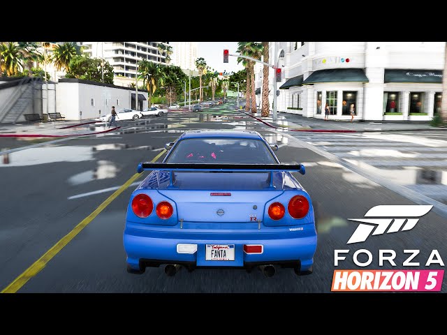 Forza Horizon 5 Graphics ✪ Best Supercars Gameplay! Ultra Realistic 4k 60fps - GTA 5 PC Mod
