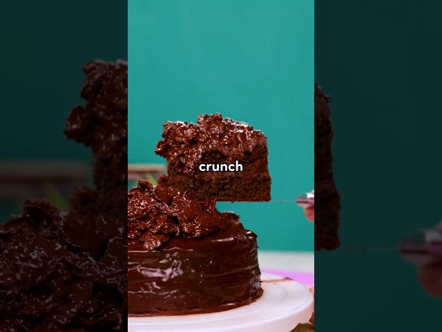 Is this ASMR CRUNCH CAKE worth the HYPE?! 🍰