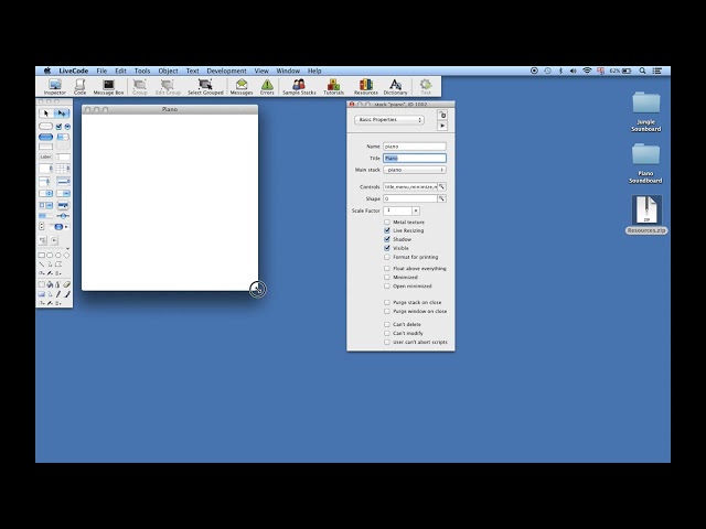 Create the Piano App