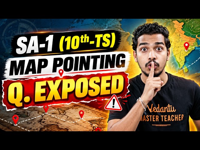 SA-1 Map Pointing Important Questions EXPOSED! 😱 Class 10th Social | TS Board | Rupesh Sir